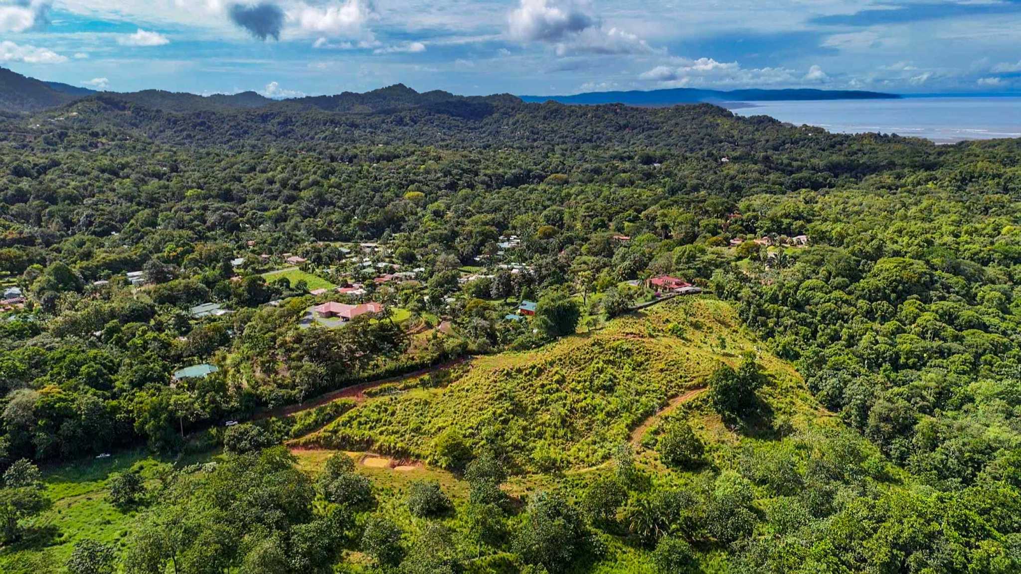 Huge Jungle View Building Lot with River Frontage and Legal Water in Ojochal Costa Rica