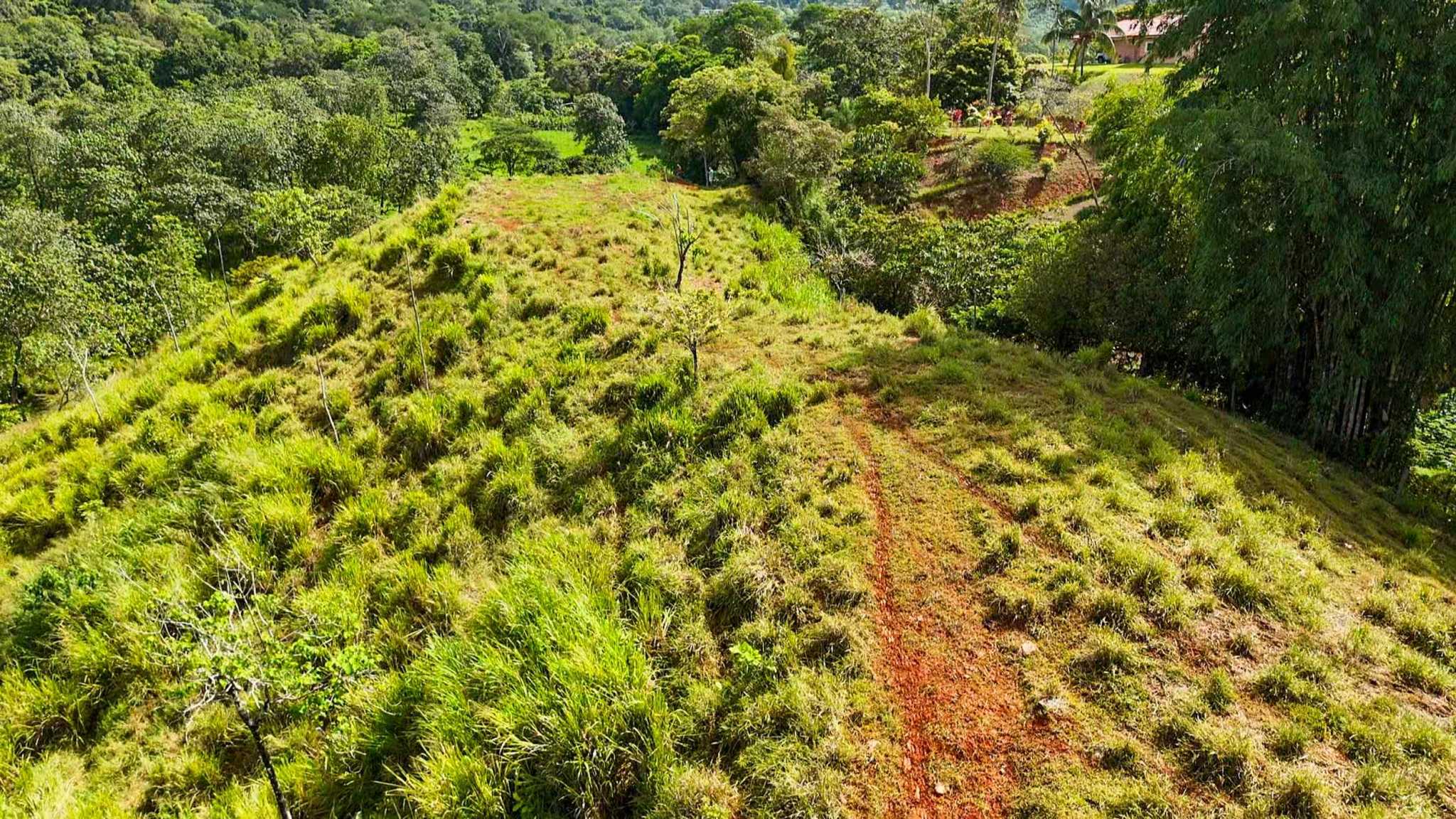 Huge Jungle View Building Lot with River Frontage and Legal Water in Ojochal Costa Rica