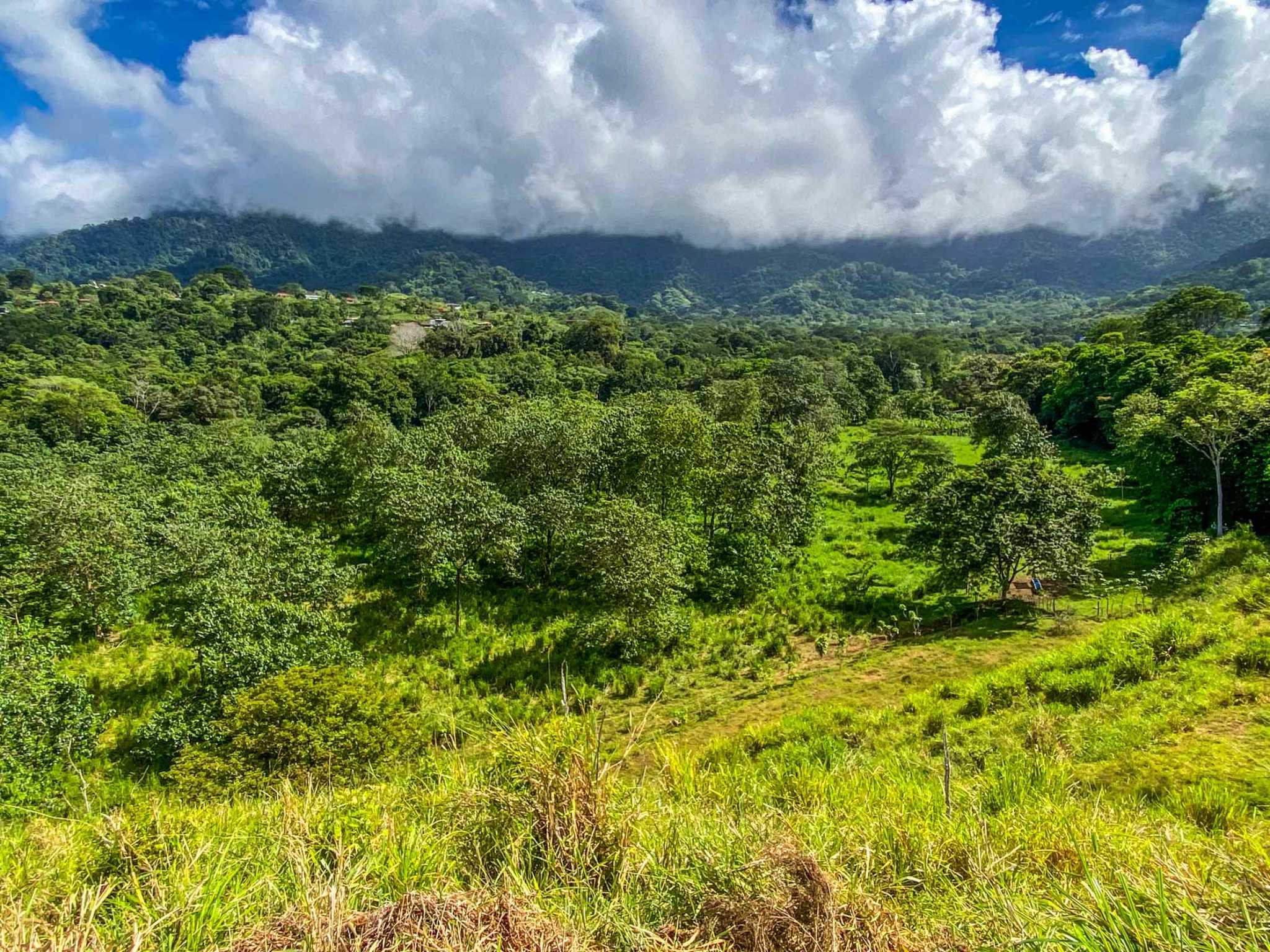 Huge Jungle View Building Lot with River Frontage and Legal Water in Ojochal Costa Rica