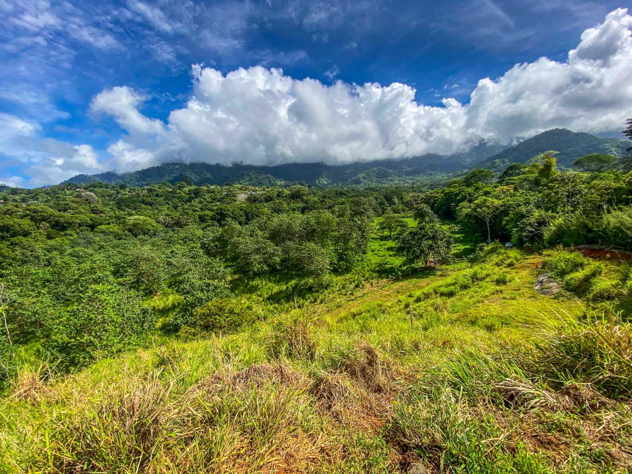 Huge Jungle View Building Lot with River Frontage and Legal Water in Ojochal Costa Rica