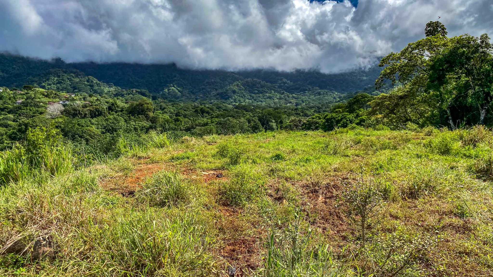 Huge Jungle View Building Lot with River Frontage and Legal Water in Ojochal Costa Rica