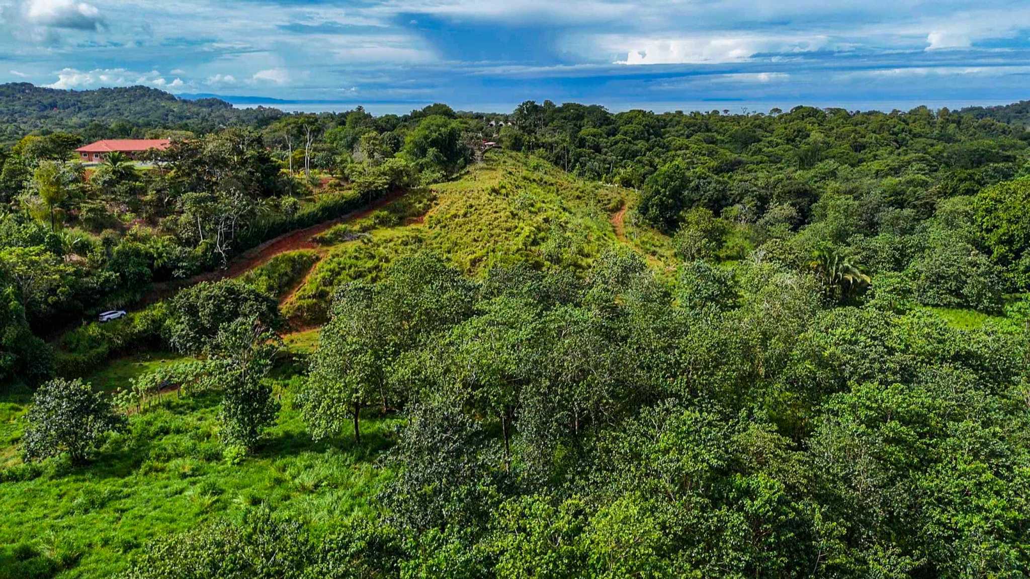 Huge Jungle View Building Lot with River Frontage and Legal Water in Ojochal Costa Rica