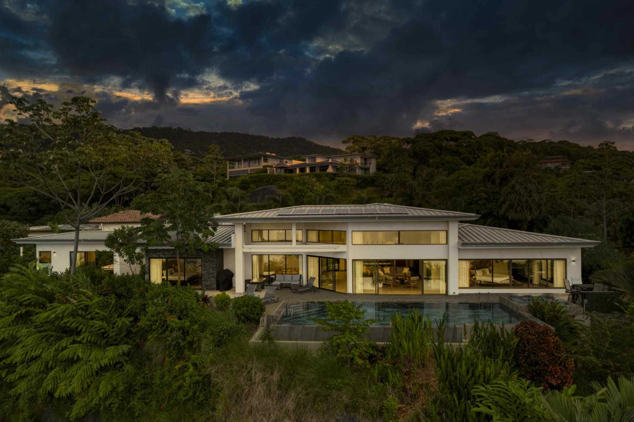 76776-24 Stunning Ocean View 5-Bedroom Beach House with Private Pool & Solar Power in Dominical Costa Rica