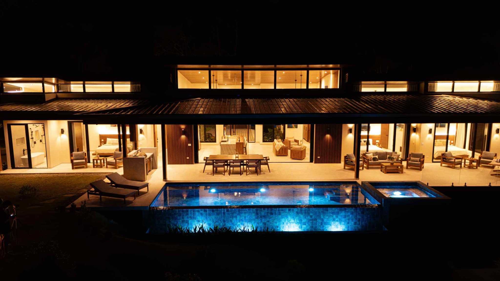 76901-3 Stunning 3-Bedroom Luxury Estate with Waterfall Views & Infinity Pool in Dominical Costa Rica