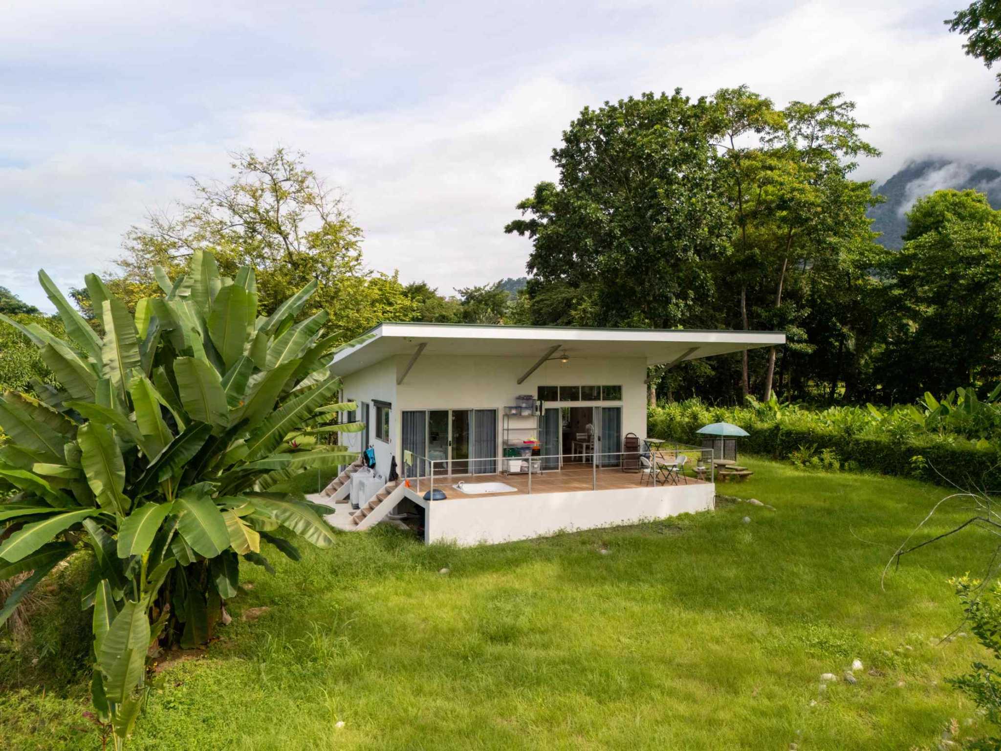77006-5 Serene 2-Bedroom Jungle Home with Cold Plunge & Terraced Gardens on Two-Thirds-Acre in Uvita Costa Rica